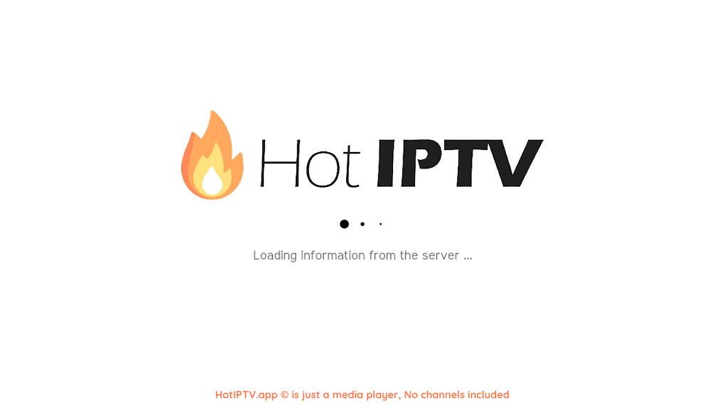 After entering your credentials, confirm by clicking on the “OK” or “Connect” button.
HOT IPTV will then connect to the server and start loading your channels and VOD content, which may take a while depending on the size of the content list and the speed of your internet connection.