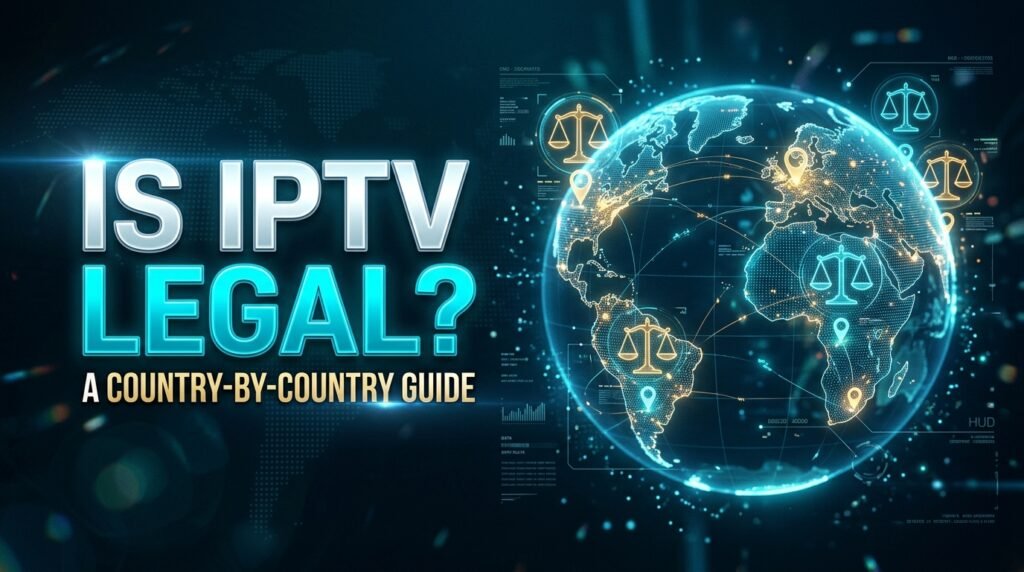 Is IPTV legal - country-by-country guide with world map