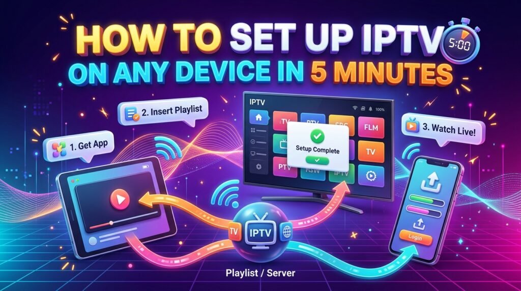 How to set up IPTV on any device in 5 minutes