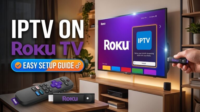 IPTV on Roku TV setup tutorial