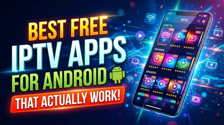 Best free IPTV apps for Android on a smartphone